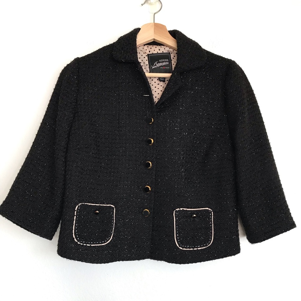 Kinder Aggugini S black blazer jacket